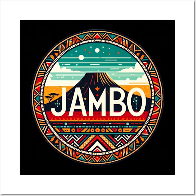 JAMBO KILIMANJARO Wall Art by GP SHOP